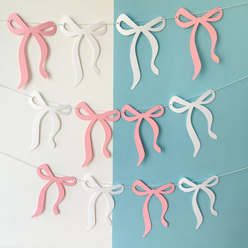 Valentine Decoration Items|Bride To Be Banner|Birthday Decoration Items for Kids,Teens|18 Birthday Decor|12 Bow,Ribbon,48"Length|Multicolor